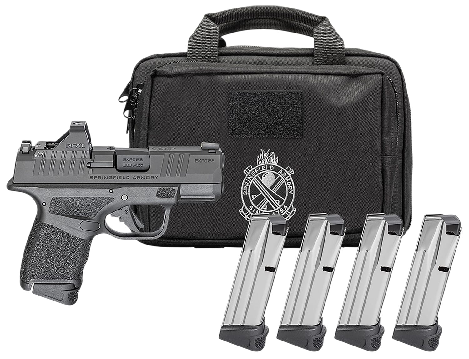 Springfield Armory Hellcat OSP 9mm 3in Gear Pac with Viridian RFX11 and four 10-round magazines