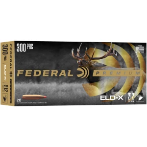 Federal Premium .300 PRC 212 gr ELD-X 20 round box front