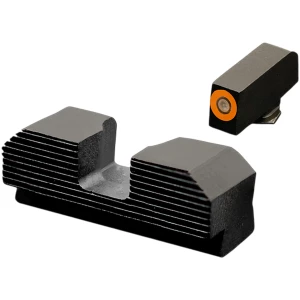 XS Sights GLM017P4N Minimalist Night Sight Set Orange Tritium Front/Black Oxide Frame. Compatible w/Glock