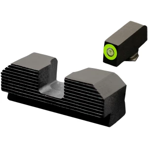 XS Sights GLM017P4G Minimalist Night Sight Set Green Tritium Front/Black Oxide Frame Compatible w/Glock