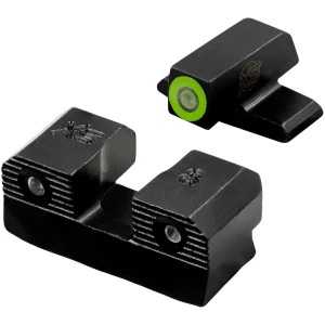 XS Sights SIR201P6G R3D 2.0 Night Sight Set Green Tritium Front/Black Oxide Frame Fits Sig/Springfield/FN 509