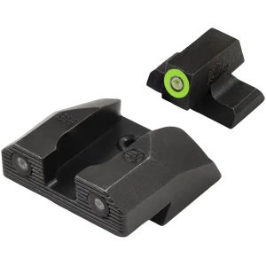XS Sights SPR202P6G R3D 2.0 Night Sight Set Green Tritium Front/Black Oxide Frame Fits Springfield SA-35