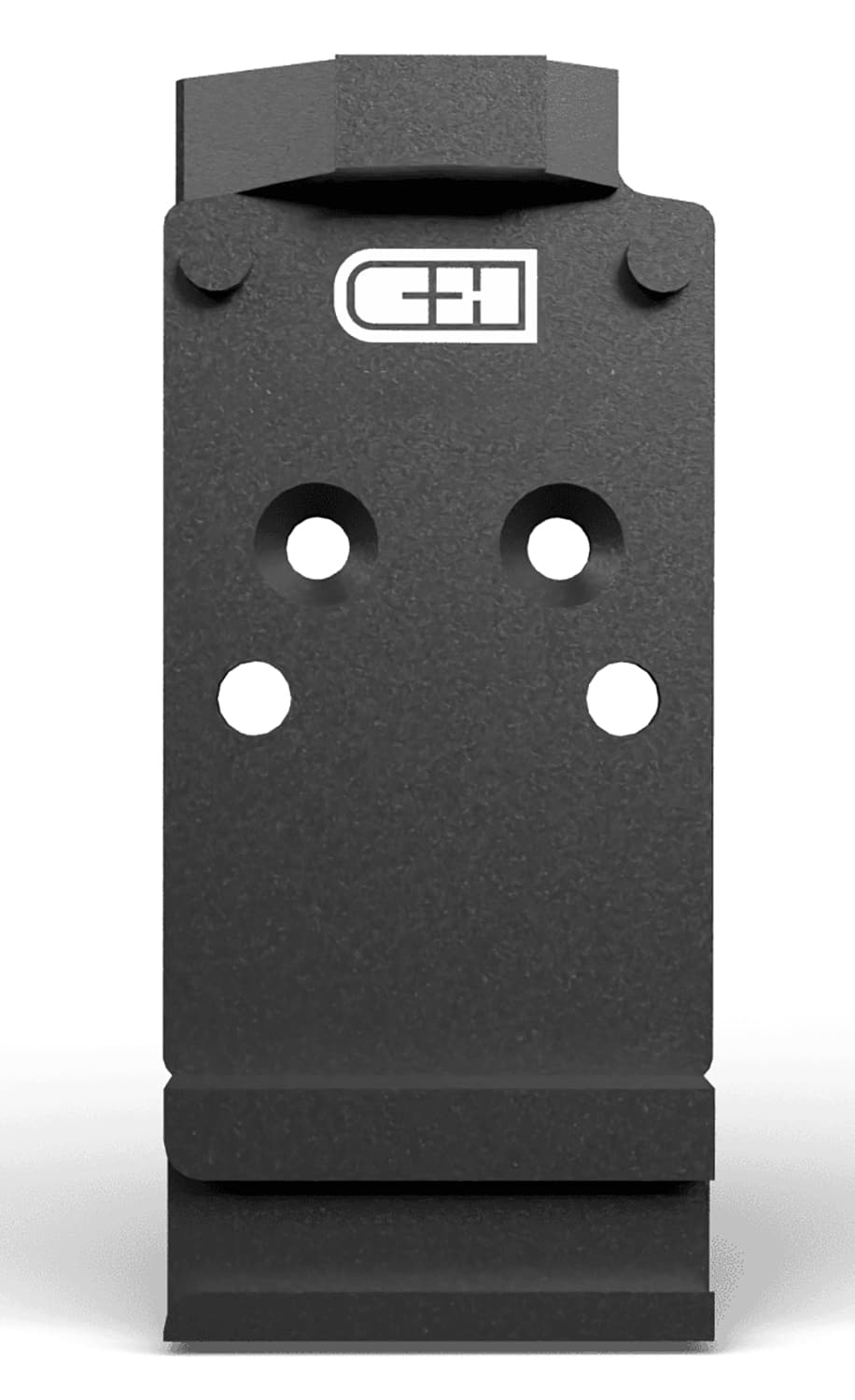 C&H Precision V4 RMR optic mount plate for CZ Shadow 2, black steel