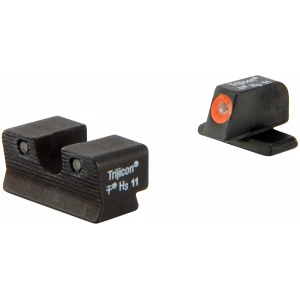 Trijicon 600752 HD Night Sights Green/Tritium Orange Outline Front Sight-Green Tritium Black Outline Rear Sight Springfield Armory XD-S/XD-E