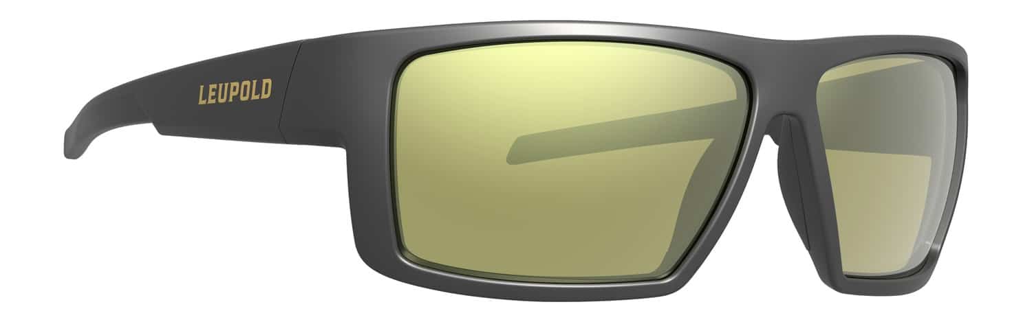 Leupold Switchback shooting glasses in matte black with Daylight Max lenses