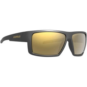 Leupold Switchback shooting glasses matte black frame with bronze mirror lenses