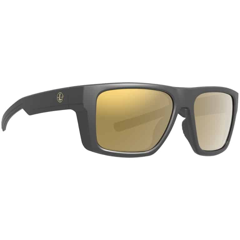 Leupold Skyline shooting glasses matte black frame bronze mirror lens
