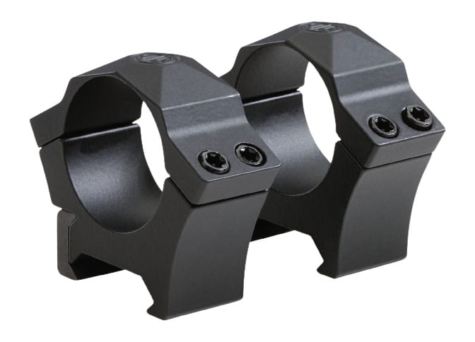SIG Sauer Alpha 1-inch high steel scope rings, black, set of two