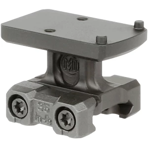Midwest Industries MK2 RMR Cowitness Mount in black, fits Trijicon RMR