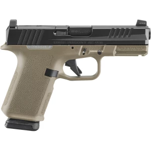 Ruger RXM 9mm 4-inch FDE Magpul Enhanced Handgun Grip pistol with two 15-round PMAGs