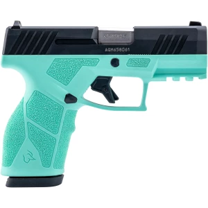 TAURUS GX2 9mm pistol cyan frame black slide with two 10-round magazines