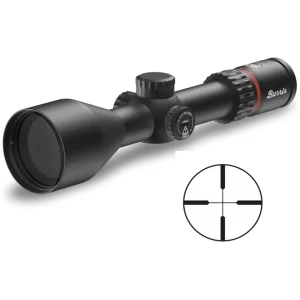 Burris Fullfield 3-12x56mm riflescope, black matte finish, 30mm tube, Heavy Plex reticle