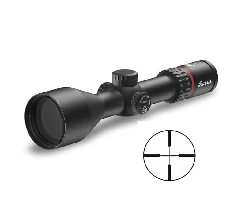 Burris Fullfield 3-12x56mm riflescope, black matte finish, 30mm tube, Heavy Plex reticle