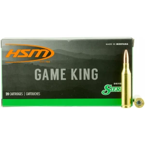 HSM Game King .243 Winchester 85 gr Sierra GameKing ammunition box 20 rounds