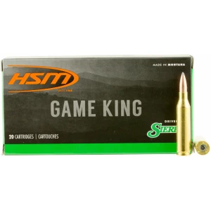 HSM Game King 243 Win 100gr Sierra GameKing 20rd box ammunition