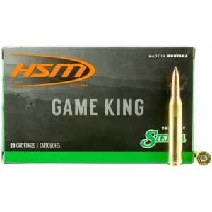HSM Game King .25-06 Remington 100 gr Sierra GameKing Spitzer Boat Tail ammunition box