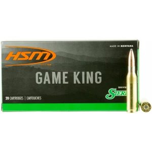 HSM Game King 7mm-08 Rem 150 gr Sierra GameKing Spitzer BT ammunition 20rd box