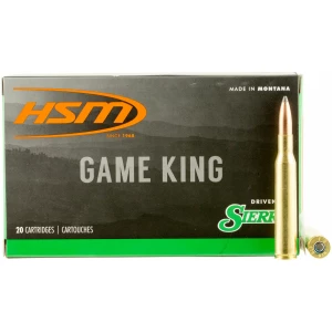 HSM Game King .270 Winchester 150 gr Sierra GameKing Spitzer Boat Tail ammunition box