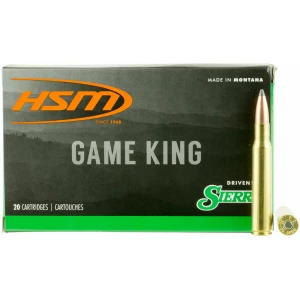HSM Game King 30-06 Springfield 165 gr Sierra GameKing SBT box