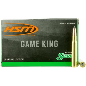 HSM 30-06 Springfield 180 gr Sierra GameKing Spitzer Boat Tail ammo box