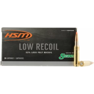 HSM Low Recoil 7mm-08 Remington 140 gr ammunition 20-round box