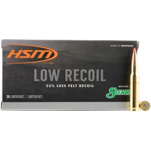 HSM Low Recoil .308 Win 150 gr orange polymer tip 20 round box