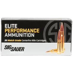 SIG Sauer Elite Match .308 Win 175gr 20rd box ammunition