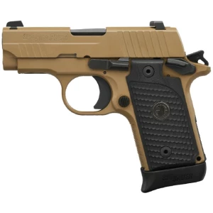 SIG Sauer P238 Emperor Scorpion .380 ACP 2.7 inch Flat Dark Earth frame black G10 grips