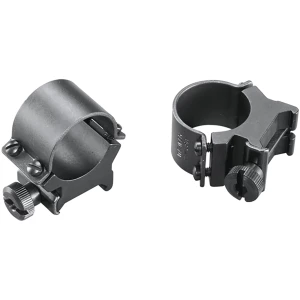 Weaver Sure Grip detachable scope rings 1 inch high matte black