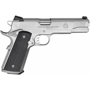 Springfield Armory 1911 TRP 5-inch stainless .45 ACP pistol with black G10 grips