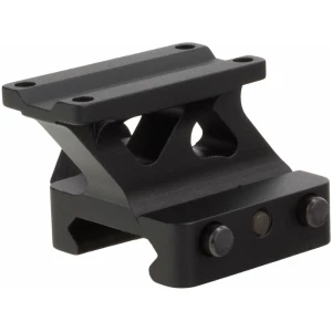 Trijicon MRO quick-release full co-witness mount, matte black, on Picatinny rail