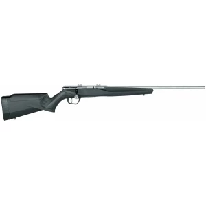 Savage B22 Magnum FVSS .22 WMR rifle with 21-inch stainless barrel and black synthetic stock