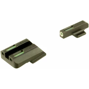 TruGlo TG13RS3A TFX  Black Green Tritium & Fiber Optic White Outline Front Sight Green Tritium & Fiber Optic Rear Sight Ruger American