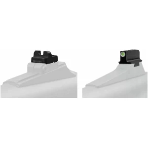 TruGlo TG231F1W Tritium Pro  Black | Green Tritium White Outline Front Sight Green Tritium Rear Sight