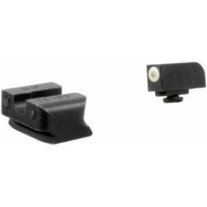 TruGlo TG231W1W Tritium Pro  Black | Green Tritium White Outline Front Sight Green Tritium Rear Sight