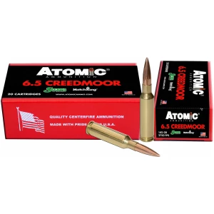 Atomic 6.5 Creedmoor 142gr Match HPBT Ammunition 20rd Box