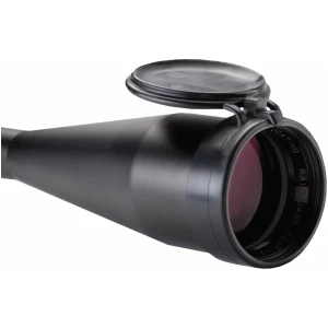 Butler Creek 40303 tactical flip-cap objective scope cover, screw-on, 34-34.90mm, black polymer