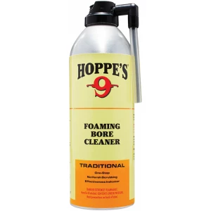 Hoppe's 908 No. 9 Bore Cleaner Foam Style Cleaner Removes Copper & Powder Residue 12 oz. Spray Bottle