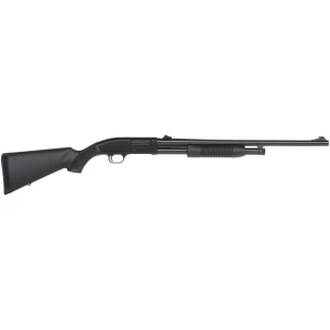 Maverick Arms 88 Slug 12 gauge 24 inch blued shotgun with black synthetic stock and adjustable rifle sights