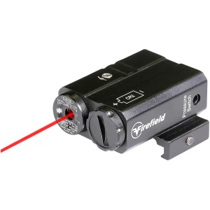 Firefield Charge AR red laser sight matte black mounted on Picatinny rail