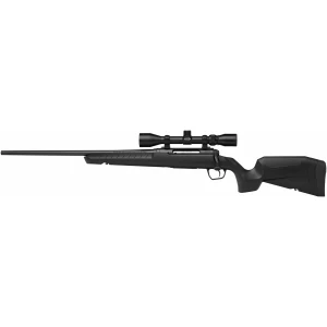 Savage Axis XP Gen II .400 Legend 20 in left-hand bolt-action rifle with black synthetic stock and 3-9x40 scope