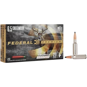 Federal Premium 6.5mm Creedmoor 120 gr Trophy Copper 20 rd box product image