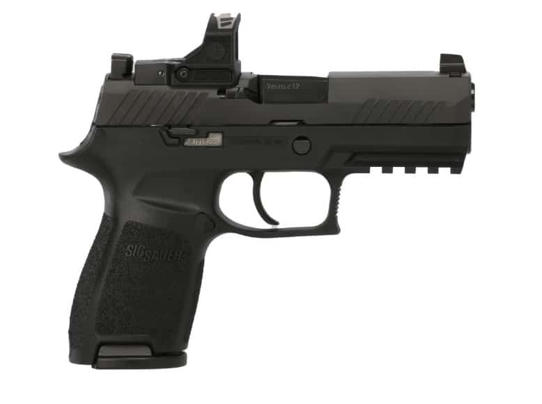 Sig Sauer P320 Compact 9mm pistol, 3.90in barrel, Nitron finish, optic-ready slide