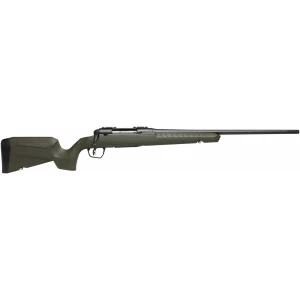 Savage AXIS 2 Compact .308 Win 20in OD green synthetic stock rifle side view