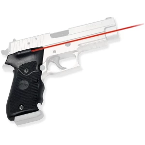 Crimson Trace Lasergrips for Sig Sauer P220, red laser, black rubber grip