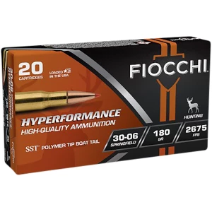 Fiocchi Hyperformance Hunt .30-06 Springfield 180 gr SST 20-count box
