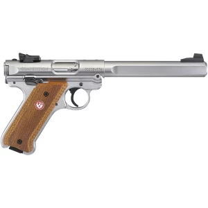 Ruger Mark IV Competition .22 LR 6.88" slab-sided bull barrel satin stainless pistol