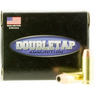 Box of Double Tap Controlled Expansion 10mm Auto 135gr JHP ammunition, 20 rounds
