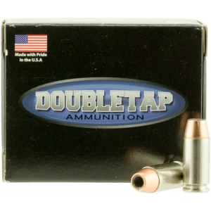 Double Tap 40180CE .40 S&W 180gr Jacketed Hollow Point ammunition box