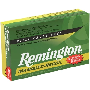 Remington Managed Recoil 30-30 Win 125 gr Core-Lokt soft point ammunition 20-count box